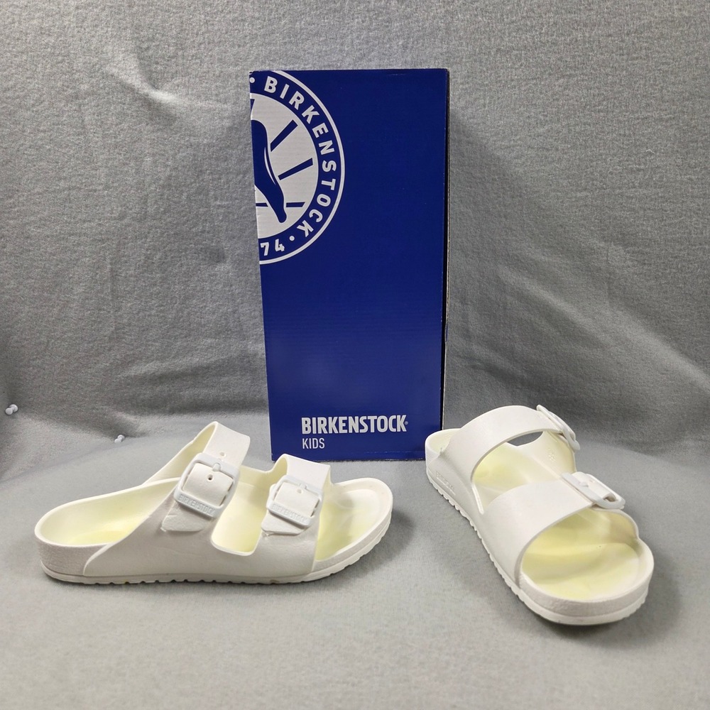 Birkenstock Arizona EVA Sandals Kids 34 White Excellent Waterproof Slides